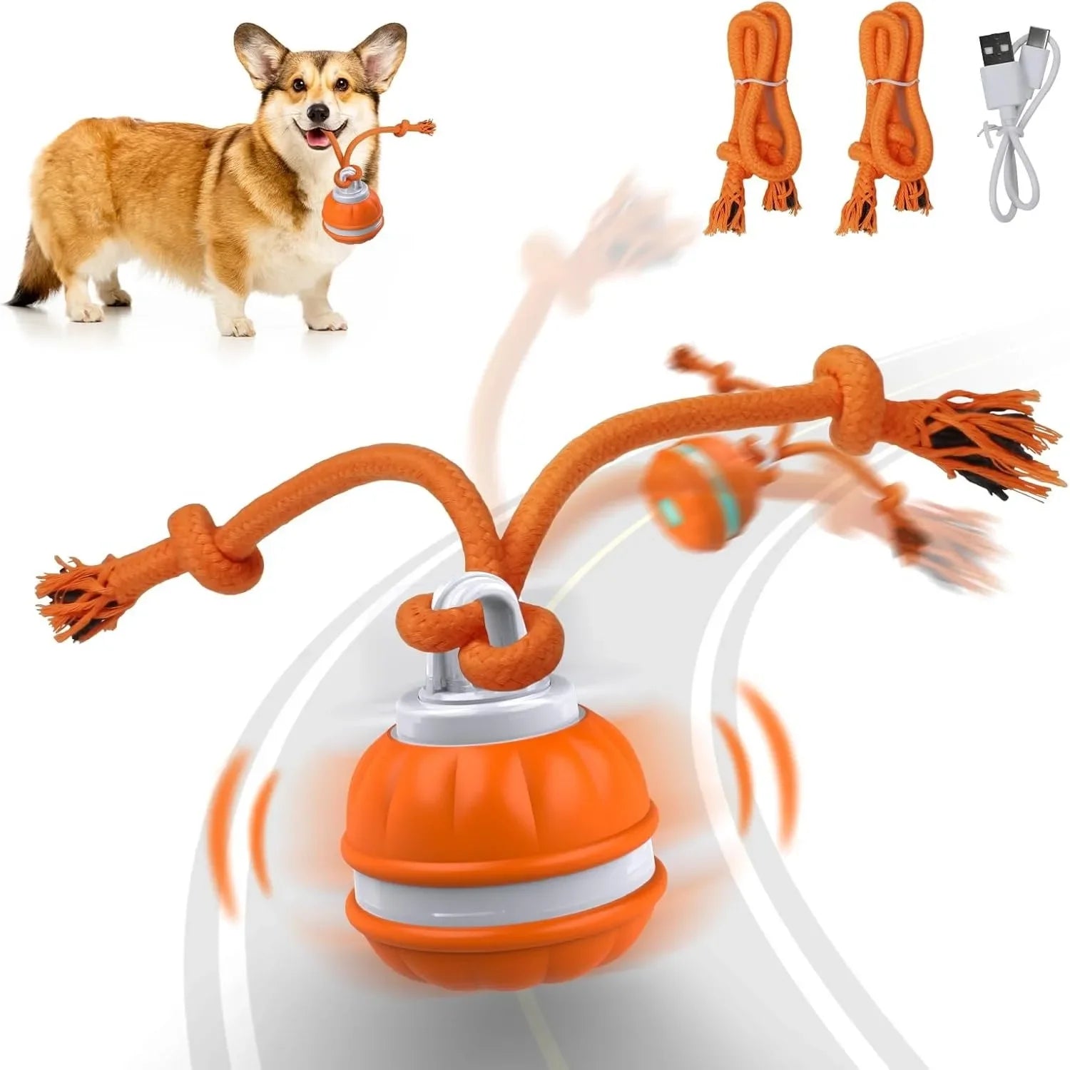 Smart Rolling Ball - Interactive Dog Toy